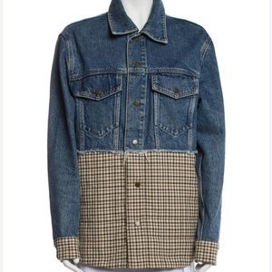 Sandro Plaid Print Jacket